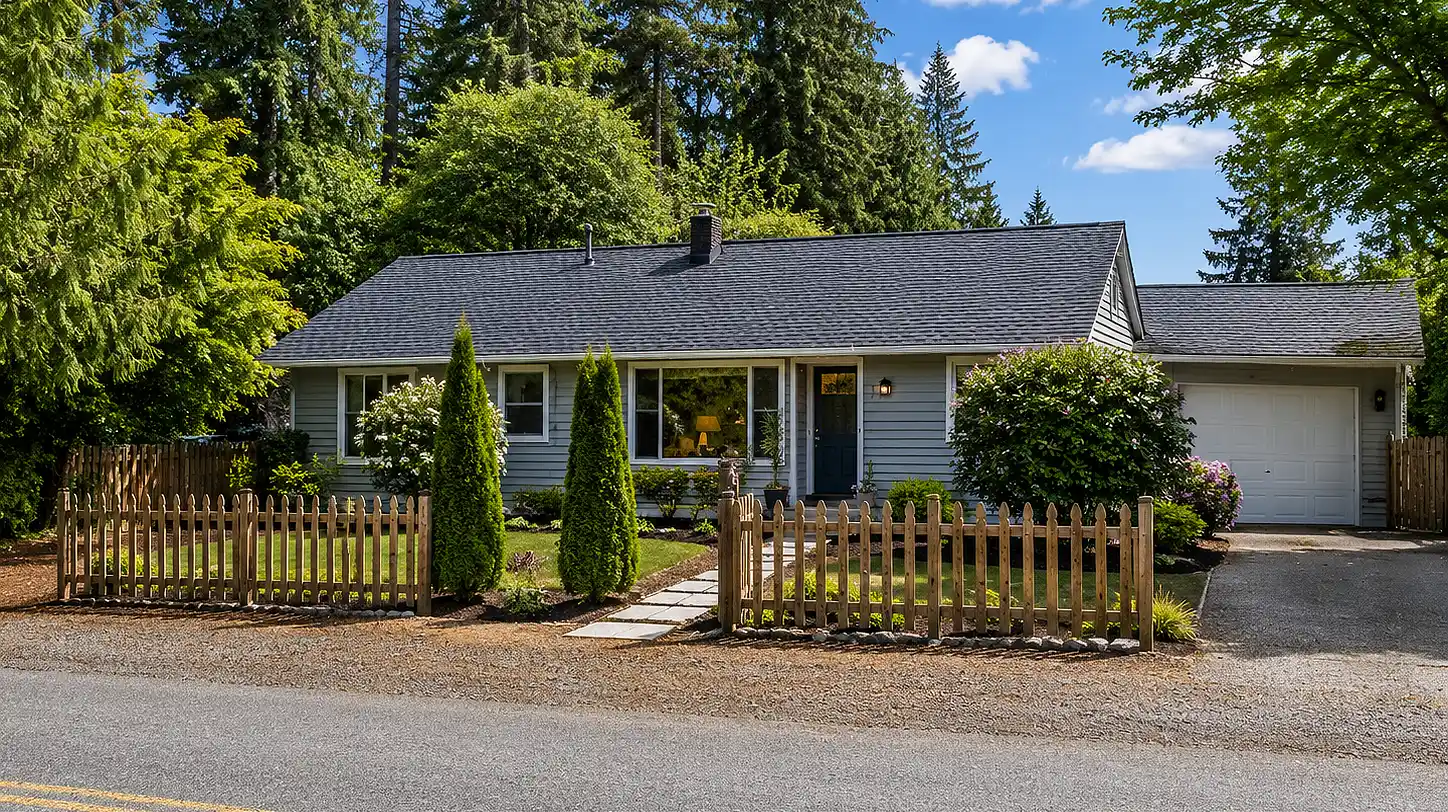 House With Picket Fence